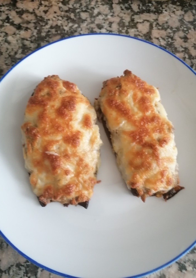Una foto de Berenjenas rellenas gratinadas