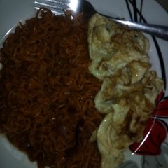 A picture of Noodles with daddawa.