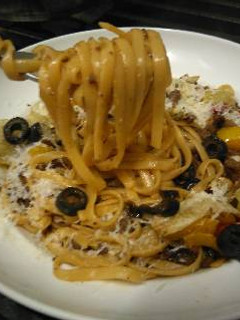 Spaghetti with Vegetable 清炒蔬菜義大利麵 的食譜成品照片
