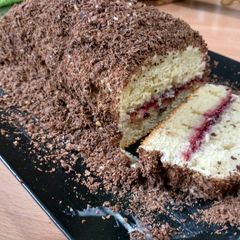 Vanilla Sponge Cake A picture of Vanilla Sponge Cake.