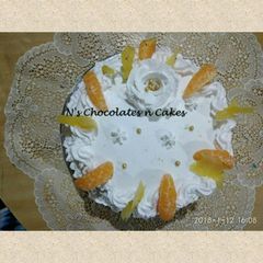 A picture of Healthy Wheat and Mixed Millet Pinaorange Cake.