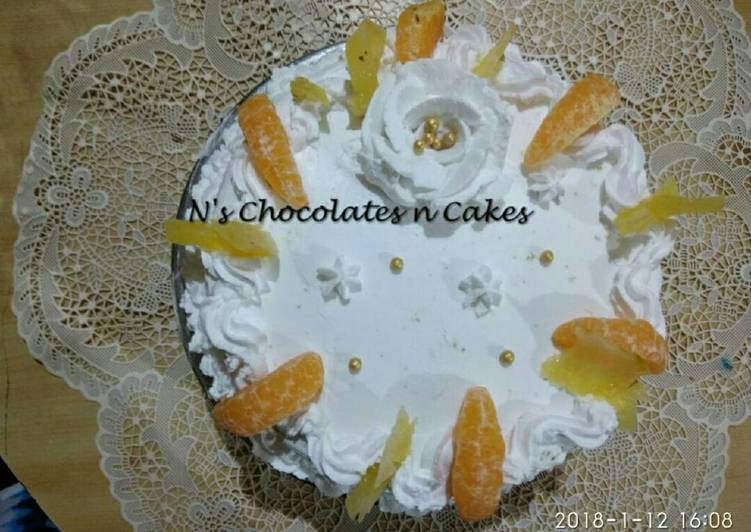 Simple Way to Prepare Speedy Healthy Wheat and Mixed Millet Pinaorange Cake