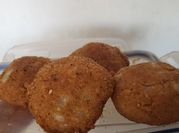 Una foto de pan de atun en microondas