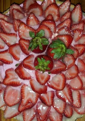 Una foto de Tarta de frutillas
