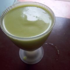 A picture of Homemade Avocado juice.