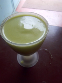 A picture of Homemade Avocado juice.