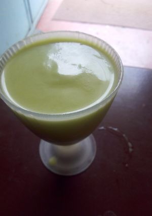 A picture of Homemade Avocado juice.