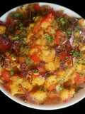 ફુલાવર રેડ બેલ પેપર સબ્જી (Flower Red Bell Pepper Sabji Recipe In Gujarati)