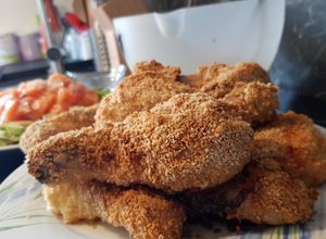 Une photo de 17• Pilon de poulet façon KFC🍗 sans friture