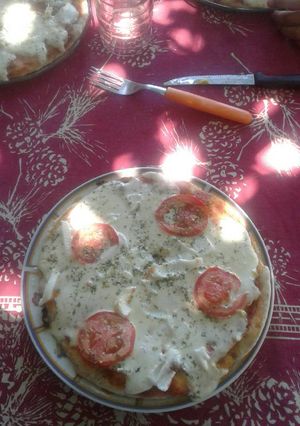 Una foto de Pizza al plato!!!! 😋😋😋