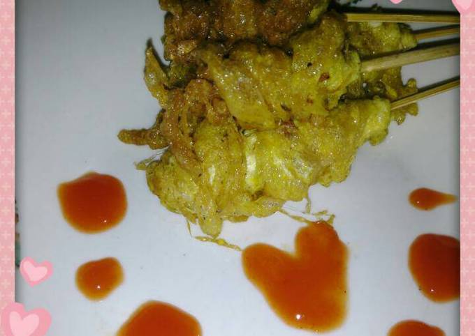 Sate telur gulung