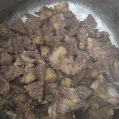 A picture of Fried beef.