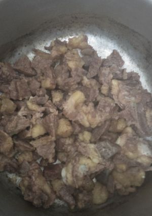 A picture of Fried beef.