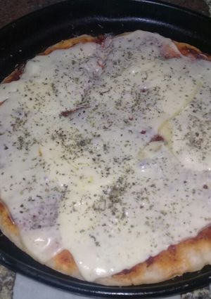 Una foto de Pizza esponjosa