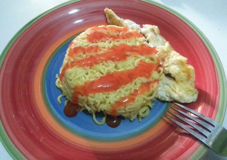 Recipe of Favorite Chicken flavored noodles# author Marathon contest #