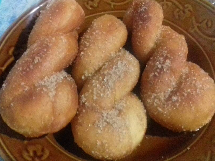 Bagaimana Menyiapkan Kkwabaegi/Korean Twisted Donuts😋😋😋, Lezat