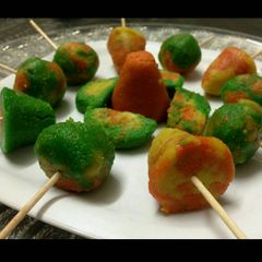 Kaju lollipops A picture of Kaju lollipops.