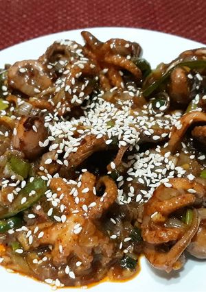 Foto resep NAKJI BOKKEUM bayi gurita tumis korea