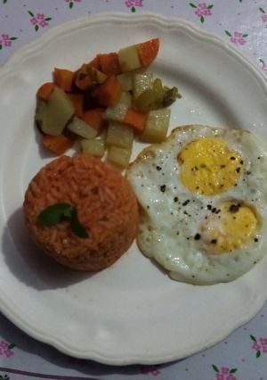 Una foto de Arroz rojo