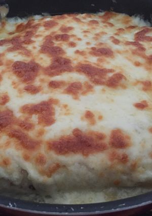 صورة لوصفة طريقة عمل الكريب المحشي لحمه بالصوص الابيض