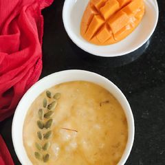 A picture of Mango sago.