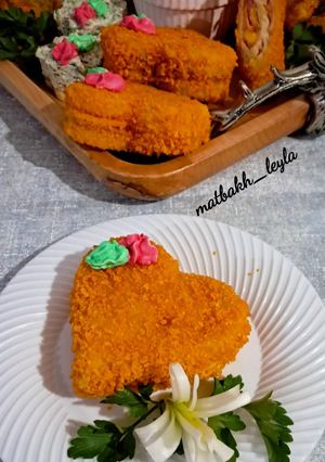 عکسی از دستور کاناپ سوخاری (قلبی شکل)