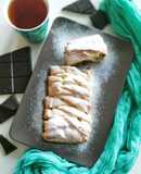 Trenza de hojaldre y chocolate