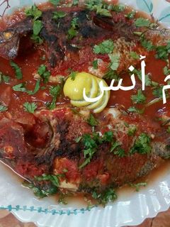 صورة لوصفة طريقة عمل سمك بلطي في الصنيه