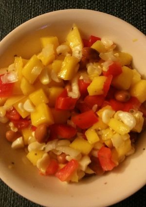 A picture of Mango and Black Bean Salsa.