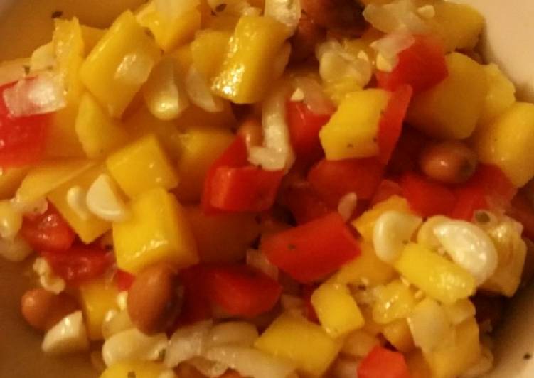 How to Make Any-night-of-the-week Mango and Black Bean Salsa