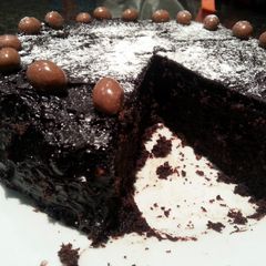 A picture of death by chocolate in 7 minutes.