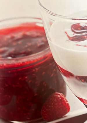 Zdjęcie przepisu Dżem malinowy (Książka Thermomix).
