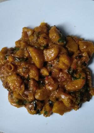 A picture of Unripe plaintain porridge.