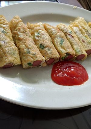 Foto resep Sosis Telur (Pakai Teflon) #Antiribet