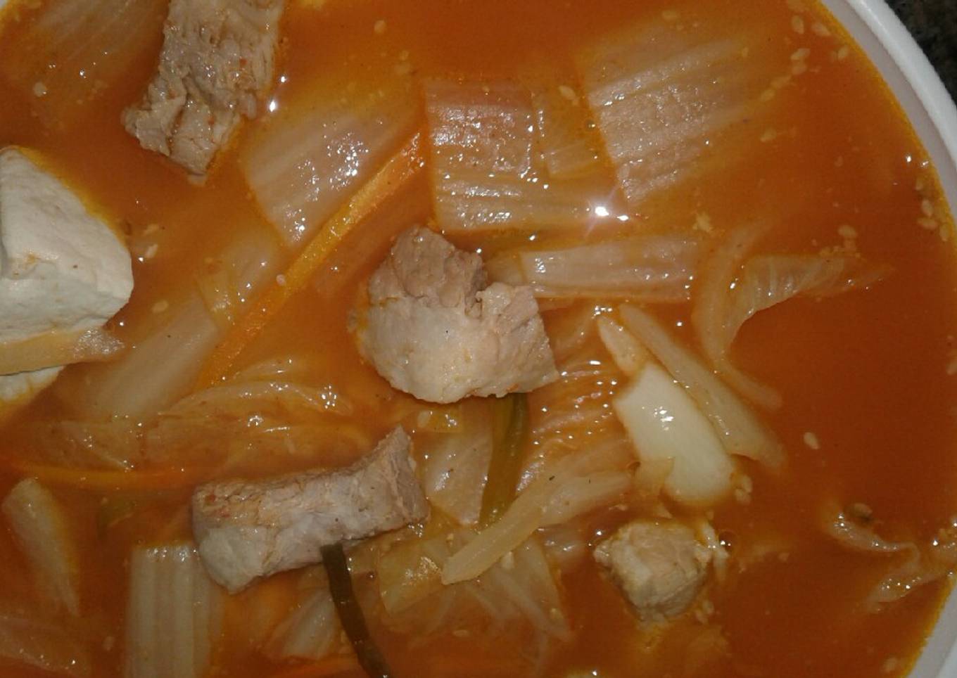 Sup kimchi