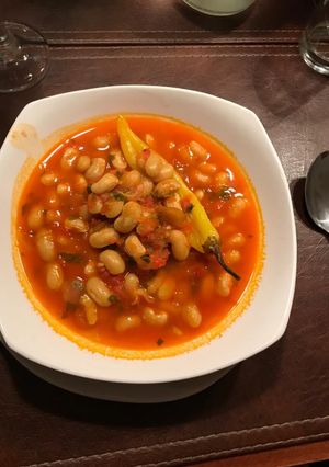 Una foto de Porotos al estilo marroquí