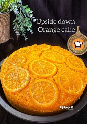 Gambar Upside down orange cake