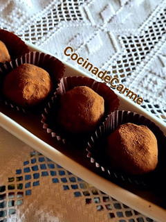 Una foto de Trufas de boniato y nueces
