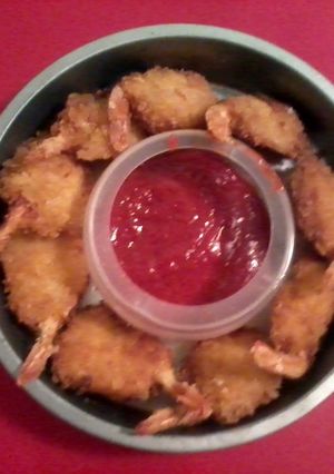 A picture of fried shrimp.