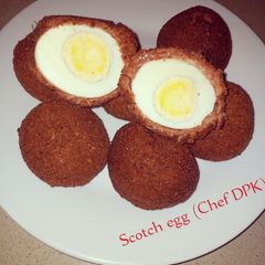 A picture of Scotch eggs.