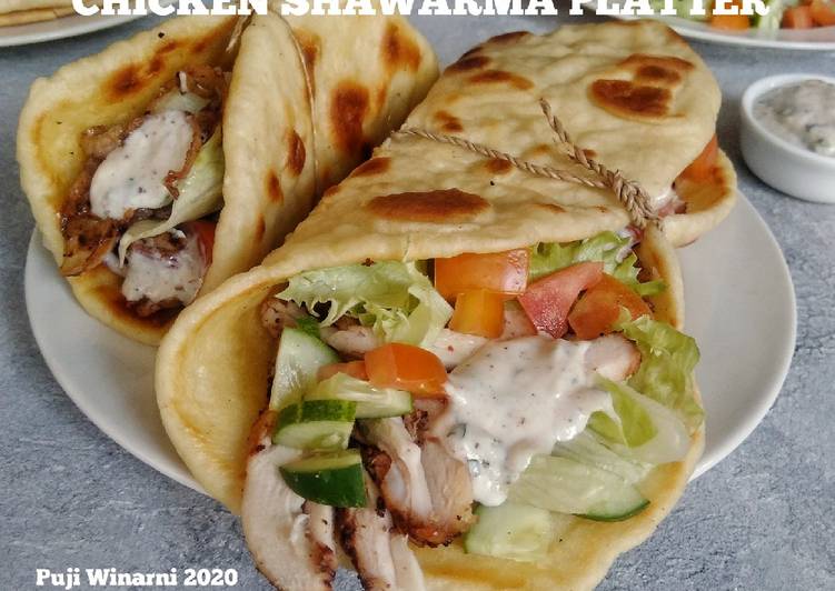 Cara Gampang Menyiapkan Chicken shawarma platter Anti Gagal