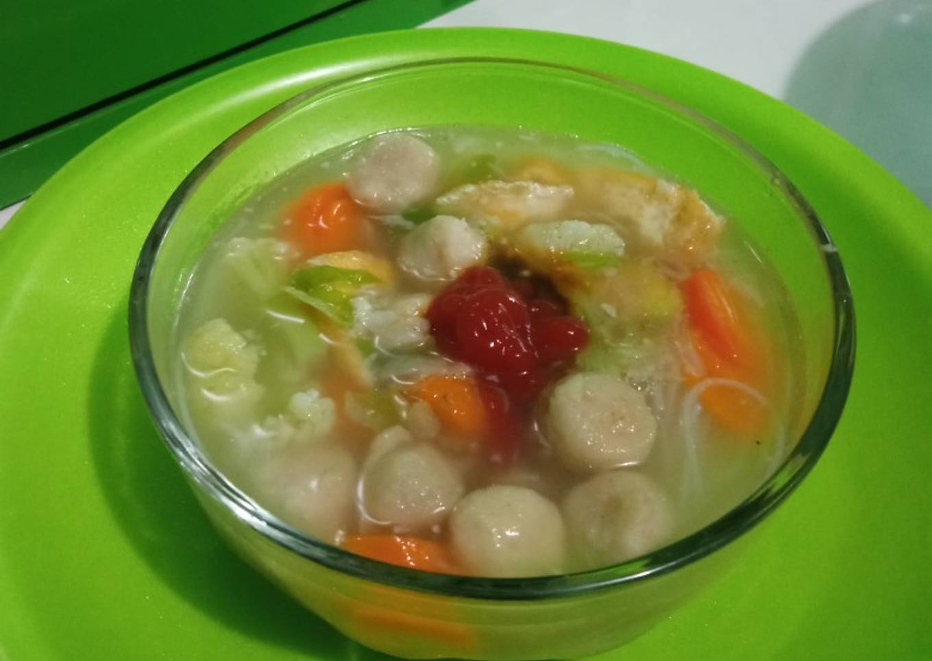 Kuah bakso sederhana