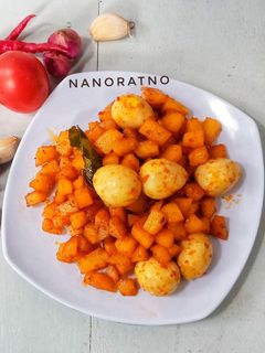 Foto resep Kentang Telur Puyuh Bumbu Sederhana