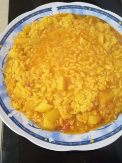 صورة لوصفة رز مرقة