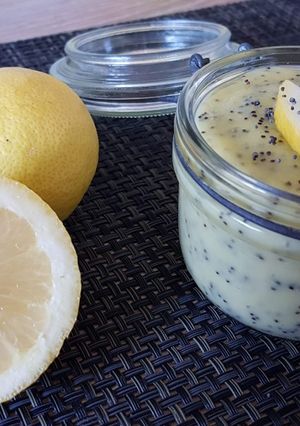 Une photo de Lemon curd aux graines de pavot
