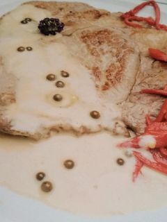 Una foto de Entrecot a la plancha con salsa de jengibre