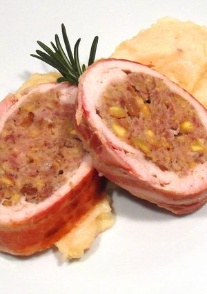 Karácsonyi gesztenyés pulyka recept fotója