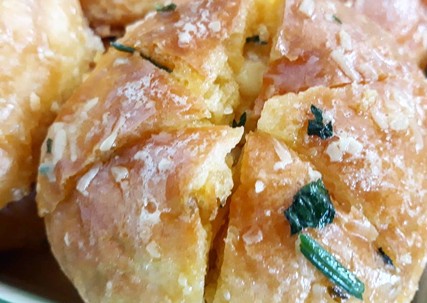 Korean Garlic Cheese Bread Simpel