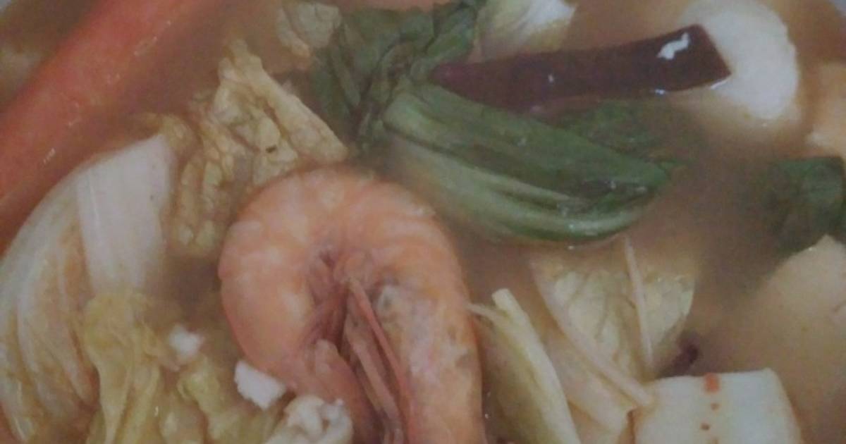 Resep Steamboat Kuah Tomyam Dan Kaldu Oleh Farida Setiyoko Simanjuntak