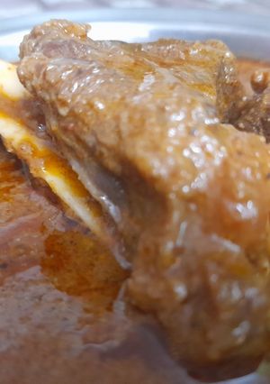 A picture of Mutton curry.